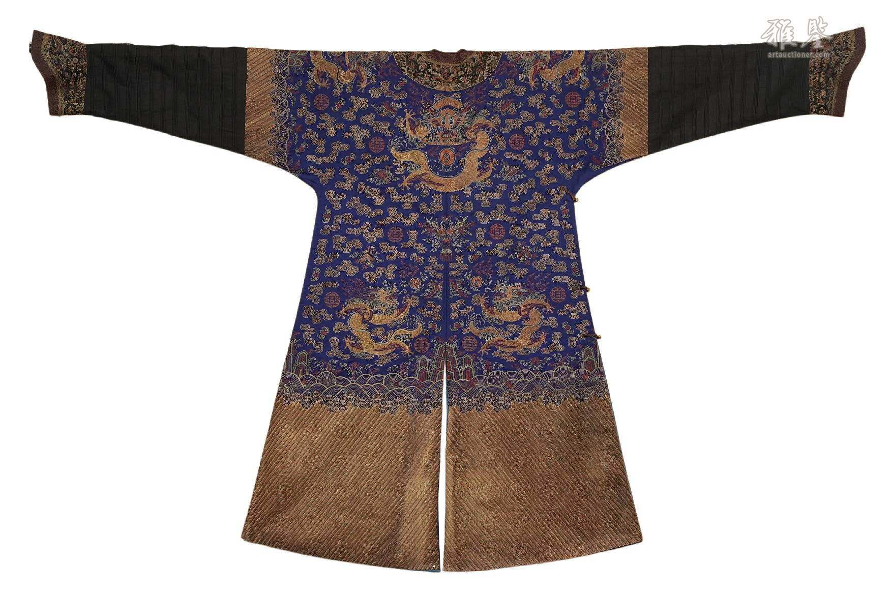 清中期 龙袍 本物保证
